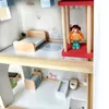 4iQ Große Holzpuppenhaus ULA 39,3x13,5x41,5 cm mit Zubehör Produktbild-Vorschau 12