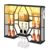 Étagère à vin Puluomis Wandregal, éclairage LED RGB avec Voir les images du produit 1
