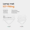 Kobi E27 LED-Lampe Röhre 10W 1200lm 3000K warmweiß 2 Stück Produktbild-Vorschau 12