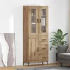 vidaXL Highboard 2 Stk. Artisan-Eiche 69,5 x 34 x 180 cm Produktbild-Vorschau 1