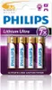 Philips Lithium Ultra Batterie FR6LB4A/10, Einwegbatterie, Produktbild-Vorschau 2