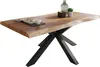 Esstisch Baumkante massiv Akazie natur 180 x 90 Produktbild-Vorschau 1