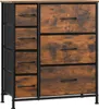WOLTU Kommode mit 7 Schubladen aus Stoff, Sideboard, Produktbild-Vorschau 1