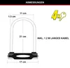 Lucchetto per bicicletta Master Lock 8274EURDPRO Anteprima dell’immagine prodotto 6