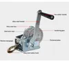 Handwinde mit Stahlseil und automatischer Bremse – 900 kg, Produktbild-Vorschau 6
