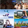 Collage of images showing different features and uses of a compact camera. Produktbild-Vorschau