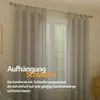Écharpe décorative Ellen à boucles, lot de 2, gris clair, Voir les images du produit 5