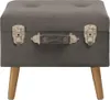 vidaXL Stolička s úložným priestorom 40 cm Grey Velvet Náhľad obrázku produktu 1