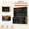 Armoire haute Flieks avec LED, buffet de cuisine Armoire de Voir les images du produit 7