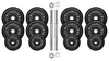Guss Kurzhantel-Set 30 kg (2x15) Hantelscheiben Hantelset Produktbild-Vorschau 2
