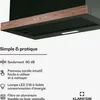 Klarstein ZenFusion Hotte Aspirante, 60cm Hotte Cuisine Voir les images du produit 7