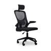 Fotel Biurowy Krzesło Obrotowe Ergonomiczne Czarny Podgląd zdjęcia produktu 7