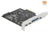 Delock PCI Express x4 Karte zu 3 x USB Type-C + 2 x USB Produktbild-Vorschau 4