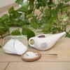 Bodhi Nasenspülkännchen, 250 ml, Keramik, creme, Mandala, Produktbild-Vorschau 2