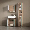Badmöbel-Set Livinity Ronco Grün/Goldkraft Eiche 2 Teile, Produktbild-Vorschau 5