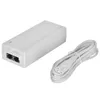 A white power adapter and a white power cord are placed on a white background. Produktbild-Vorschau
