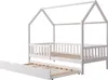 Ausziehbares Hüttenbett für Kinder 190x90cm weiß MARCEAU Produktbild-Vorschau 3