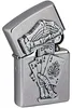 ZIPPO - Emblém ruky mrtvého muže - Stříbrný chromovaný Náhled obrázku produktu 10