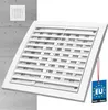 KOTARBAU® Větrací mřížka 200 x 200 mm Kulatá Ø150 mm Náhled obrázku produktu 1