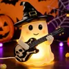 Ghosts Leselampe Halloween Deko, LED Geister Mit Gitarre Produktbild-Vorschau 1