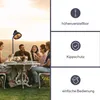 Perel Terrassenheizer 2000W Carbon, freistehend mit Produktbild-Vorschau 5