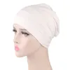 Einfarbige Männer Frauen Plissee Baumwolle Beanie Cap Produktbild-Vorschau 6
