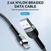 Wozinsky WNBAL1, 1 m, Lightning, USB A, Samec, Samec, Černá Náhled obrázku produktu 6