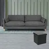Atmosphera | Pouf - Callie - 38x38 cm - Nero - Anteprima dell’immagine prodotto 4