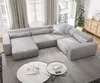 DELIFE Wohnlandschaft Sirpio XL 360x260 cm Cord Silbergrau Produktbild-Vorschau 4