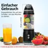 Tragbarer Mixer,800 ml Smoothie-Mixer,Mini-Mixer mit 6 Produktbild-Vorschau 3
