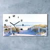 Wanduhr aus Glas – 60x30 cm - Glasbild - Glasuhr - Produktbild-Vorschau 2