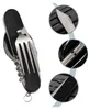 6-in-1 Klappbesteck Set 2-teilig, Edelstahl Campingbesteck Produktbild-Vorschau 4