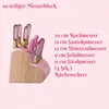 Paris Hilton 10-teiliges Messerblock-Set in Herz-Form  Produktbild-Vorschau 2