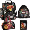 Schulrucksack Mädchen Jungen Motiv AVENGERS 4 TEILIG Set Produktbild-Vorschau 1