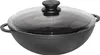BIOL Gusseisen Wok Pfanne 26 cm mit GLAS-Deckel Induktion Produktbild-Vorschau 4