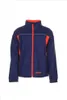 Planam  Basalt Neon Softshelljacke marine/orange Gr. M, Produktbild-Vorschau 1