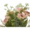 Kunstblumen im Jute Topf 17cm, 1 Stück farbig sortiert Produktbild-Vorschau 3