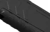 A close-up view of the textured surface of a black safety knife. Produktbild-Vorschau