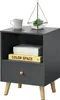 Table d'appoint 'Sundsvall' 40x30x54 cm gris foncé Voir les images du produit 1