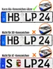 Kennzeichenhalter rahmenlos Kfz-Kennzeichen-Halter Produktbild-Vorschau 4
