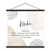 MuchoWow® Textilposter Küche - Sprichwörter - Zitate - Produktbild-Vorschau 1