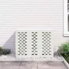 vidaXL Coperchio per aria condizionata bianco 110 x 50 x 80 Anteprima dell’immagine prodotto 4