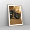 Gerahmtes Poster - Rahmen in heller Eiche - Motorrad Motor Produktbild-Vorschau 8