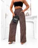 Trendige Damenhose mit Animal Print – Weit geschnitten & Produktbild-Vorschau 2