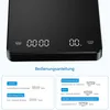 Digitale Küchenwaage mit Timer,3 kg/0,1 g, hohe Präzision, Produktbild-Vorschau 7