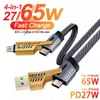 Cavo di ricarica rapida 4 in 1 per iPhone Samsung cellulare Anteprima dell’immagine prodotto 2