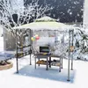 UISEBRT Grillpavillon mit beigefarbenem Dach - Grillzelt Produktbild-Vorschau 8
