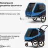 Klarfit Goldie Stroller remorque de vélo pour chiens, Voir les images du produit 2