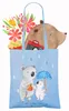 Mr. & Mrs. Panda Uni Tasche Tagesvater Herz - Sky Blue - Produktbild-Vorschau 3