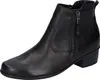 A black leather ankle boot is shown from a side-angle on a white background. Anteprima dell’immagine prodotto